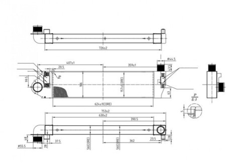 CHLODNICA POWIETRZA MEGANE 2.0DCI 05- OEM 617853