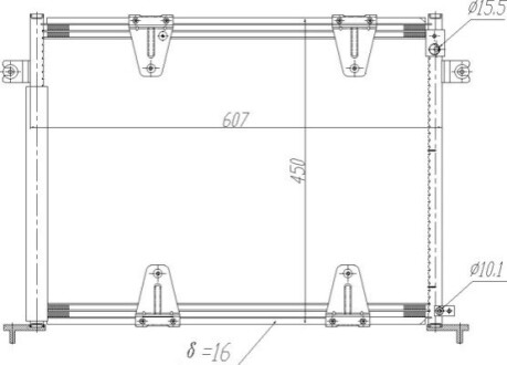 CHLODNICA DO KLIMAT. SUZUKI VITARA 01- OEM 619480