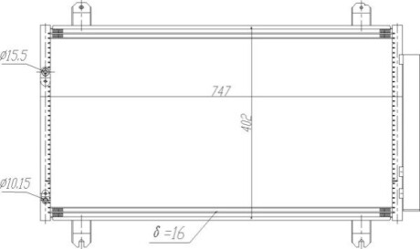 CHLODNICA DO KLIMAT.MITSUBISHI GRAND.04- OEM 619507