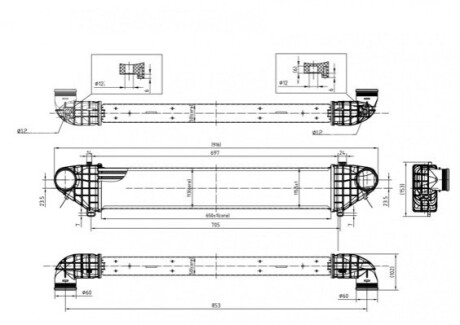 CHLODNICA POWIETRZA VOLVO S40-V50 04- OEM 621391