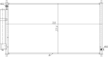 CHLODNICA DO KLIMAT. HONDA CITY 03- OEM 621627