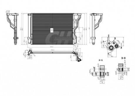 CHLODNICA DO KLIMAT.HYUNDAI I40 11- OEM 621660