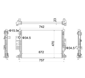 CHLODNICA C-MAX 1.5 10- OEM 622000