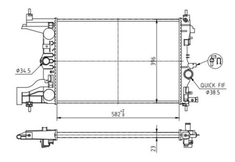 CHLODNICA CRUZE 1.6I-1.8I 09- OEM 623791