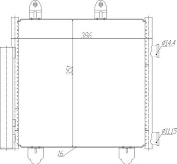 CHLODNICA DO KLIMAT.C1 II 1.0 14- OEM 623851