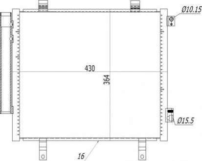 CHLODNICA DO KLIMAT.ALTO 1.0 09- OEM 623853