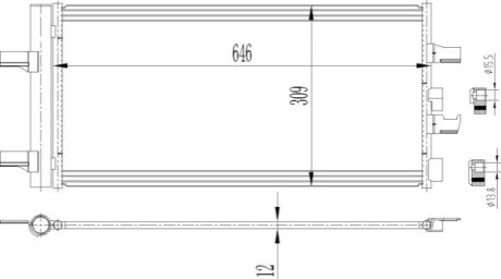 CHLODNICA DO KLIMAT. BMW 2 F45 14- OEM 623857