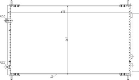 CHLODNICA DO KLIMAT. YARIS 10- OEM 623858