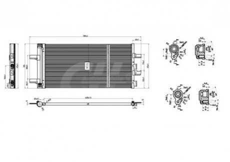 CHLODNICA DO KLIMAT.BMW 2 F45 14- OEM 641042