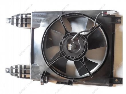 Вентилятор радиатора AVEO T255 1,5 в сборе с/к "DAC", 96808149 OEM 95950465