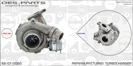 TURBOSPRĘŻARKA RENAULT OES PARTS ES070050