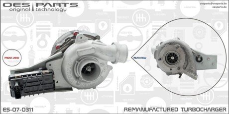 TURBOSPRĘŻARKA VOLVO OES PARTS ES070311