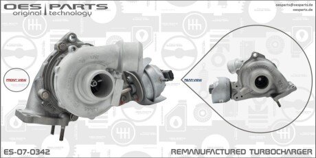 TURBOSPRĘŻARKA FORD OES PARTS ES070342