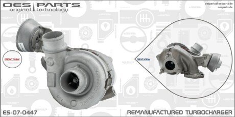 TURBOSPRĘŻARKA HONDA OES PARTS ES070447