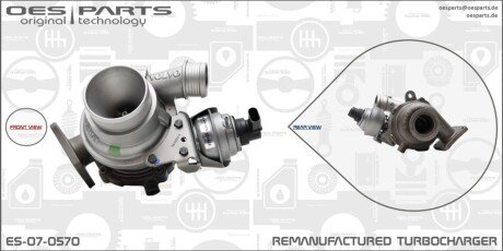 TURBOSPRĘŻARKA VOLVO OES PARTS ES070570