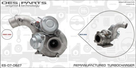 TURBOSPRĘŻARKA RENAULT OES PARTS ES070627