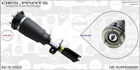 AMORTYZATOR PNEUMATYCZNY PRZÓD LEWY BMW X5 00- OES PARTS ES150003