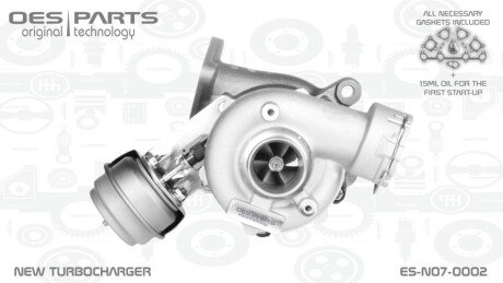 TURBOSPRĘŻARKA AUDI OES PARTS ESN070002