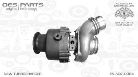 TURBOSPRĘŻARKA BMW OES PARTS ESN070004