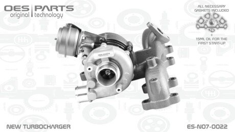 TURBOSPRĘŻARKA FORD OES PARTS ESN070022