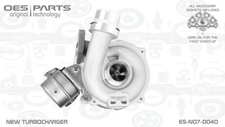 TURBOSPRĘŻARKA RENAULT OES PARTS ESN070040