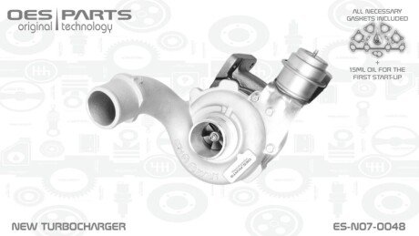 TURBOSPRĘŻARKA RENAULT OES PARTS ESN070048