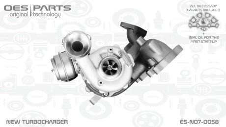 TURBOSPRĘŻARKA SKODA OES PARTS ESN070058