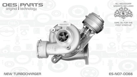 TURBOSPRĘŻARKA SKODA OES PARTS ESN070066