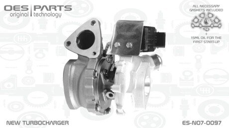 TURBOSPRĘŻARKA FORD OES PARTS ESN070097