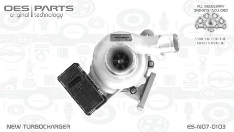 TURBOSPRĘŻARKA FORD OES PARTS ESN070103