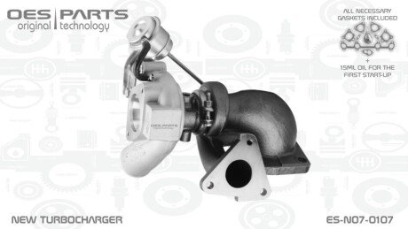 TURBOSPRĘŻARKA FORD OES PARTS ESN070107