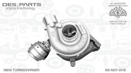 TURBOSPRĘŻARKA IVECO OES PARTS ESN070112