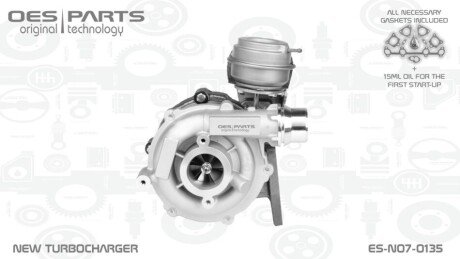 TURBOSPRĘŻARKA RENAULT OES PARTS ESN070135