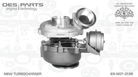 TURBOSPRĘŻARKA MERCEDES OES PARTS ESN070139