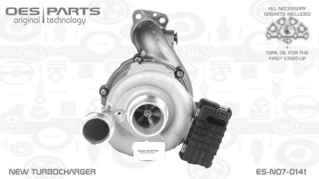 TURBOSPRĘŻARKA MERCEDES OES PARTS ESN070141