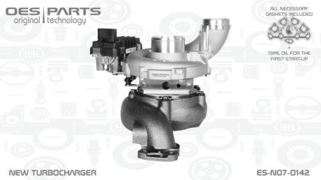 TURBOSPRĘŻARKA MERCEDES OES PARTS ESN070142