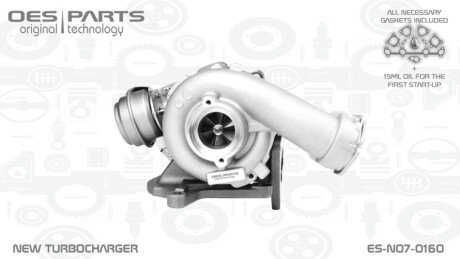 TURBOSPRĘŻARKA VW OES PARTS ESN070160