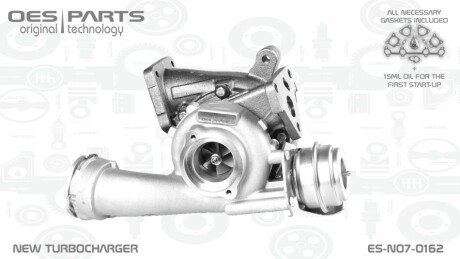 TURBOSPRĘŻARKA VW OES PARTS ESN070162