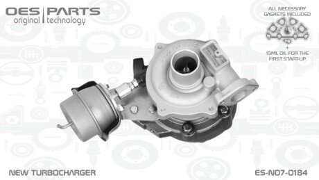 TURBOSPRĘŻARKA ALFA ROMEO FIAT LANCIA OPEL OES PARTS ESN070184