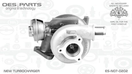 TURBOSPRĘŻARKA NISSAN OES PARTS ESN070202