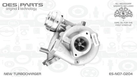 TURBOSPRĘŻARKA NISSAN OES PARTS ESN070204