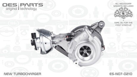 TURBOSPRĘŻARKA CITROEN PEUGEOT OES PARTS ESN070210