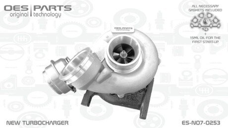 TURBOSPRĘŻARKA MERCEDES OES PARTS ESN070253