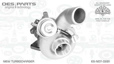 TURBOSPRĘŻARKA KIA OES PARTS ESN070281