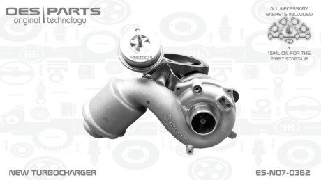 TURBOSPRĘŻARKA AUDI SKODA VW OES PARTS ESN070362