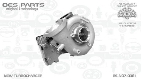 TURBOSPRĘŻARKA BMW OES PARTS ESN070381