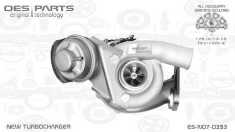 TURBOSPRĘŻARKA OPEL OES PARTS ESN070393