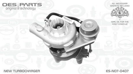 TURBOSPRĘŻARKA ALFA ROMEO FIAT OES PARTS ESN070407