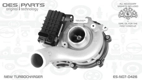 TURBOSPRĘŻARKA AUDI PORSCHE VW OES PARTS ESN070426