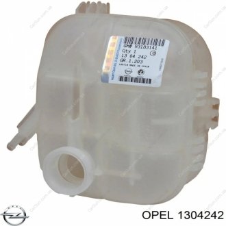 Розширювальний бак охолодження Opel 1304242